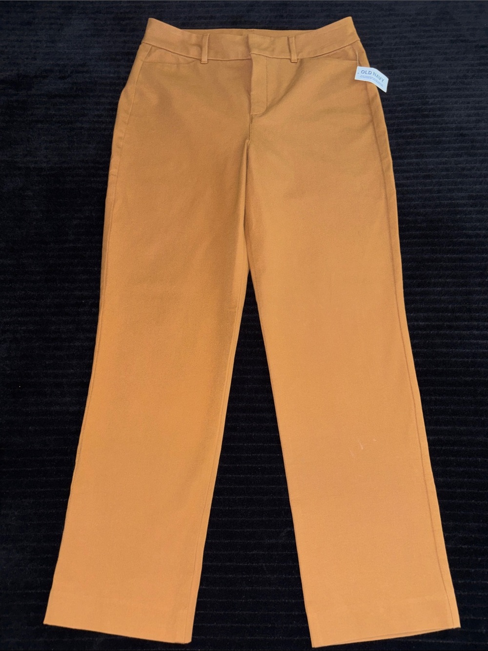 Old Navy Sz 6 High Rise Mustard-Tone Pixie Straight-Leg Cropped Pants